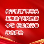 雷竞技游戏平台特色纪委监委公布“两带头五整治”纠风防腐专项行动监督举报方式